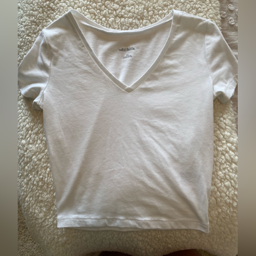White Crop Top